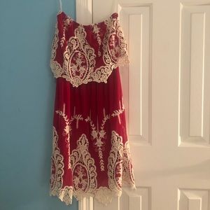 NWOT Never Worn Strapless Boutique Dress